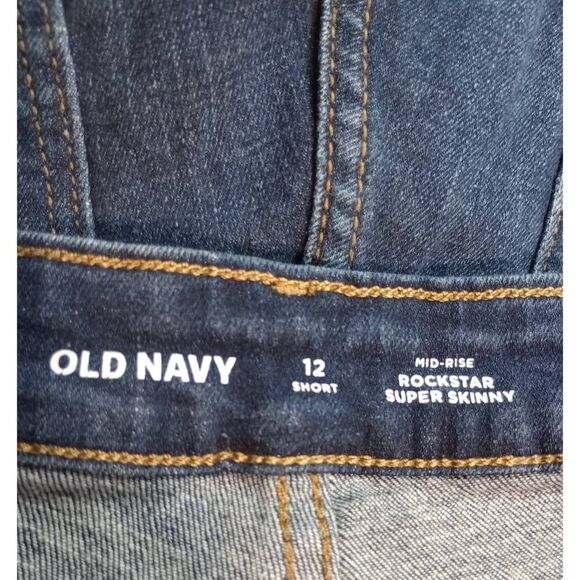 Old Navy Jeans Ladies 12 Short Rockstar Skinny‎ - Picture 4 of 6